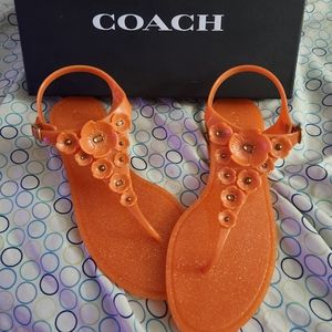 Orange jelly sandles